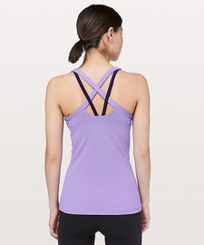 cheap wholesale yoga tank top beautiful strappy back cheap ladies yoga tank top